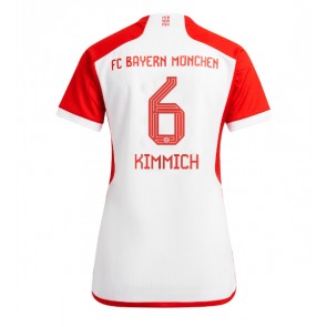 Lacne Ženy Futbalové dres Bayern Munich Joshua Kimmich #6 2023-24 Krátky Rukáv - Domáci